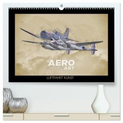 Aero Action Art - Luftfahrt Kunst (hochwertiger Premium Wandkalender 2025 DIN A2 quer), Kunstdruck in Hochglanz - Calvendo;Delhanidis, Nick