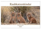 Raubkatzenkinder (Wandkalender 2025 DIN A3 quer), CALVENDO Monatskalender