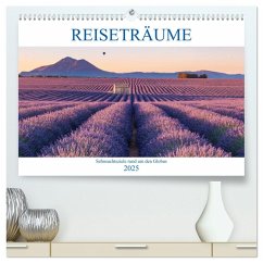 Reiseträume - Sehnsuchtsziele rund um den Globus (hochwertiger Premium Wandkalender 2025 DIN A2 quer), Kunstdruck in Hochglanz - Calvendo;Büchler und Martin Büchler, Christine