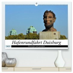 Hafenrundfahrt Duisburg (hochwertiger Premium Wandkalender 2025 DIN A2 quer), Kunstdruck in Hochglanz