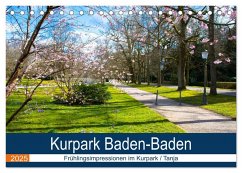 Kurpark Baden-Baden (Tischkalender 2025 DIN A5 quer), CALVENDO Monatskalender - Calvendo;Voigt, Tanja