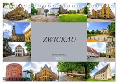 Zwickau Impressionen (Tischkalender 2025 DIN A5 quer), CALVENDO Monatskalender - Calvendo;Meutzner, Dirk