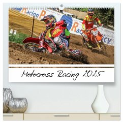 Motocross Racing 2025 (hochwertiger Premium Wandkalender 2025 DIN A2 quer), Kunstdruck in Hochglanz