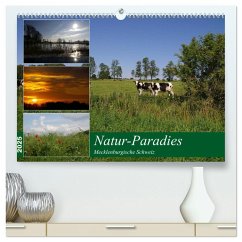 Natur-Paradies Mecklenburgische Schweiz (hochwertiger Premium Wandkalender 2025 DIN A2 quer), Kunstdruck in Hochglanz