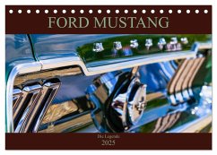 Ford Mustang - Die Legende (Tischkalender 2025 DIN A5 quer), CALVENDO Monatskalender - Calvendo;Schürholz, Peter