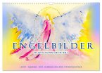 Engelbilder mit Botschaften für die Seele (Wandkalender 2025 DIN A3 quer), CALVENDO Monatskalender
