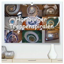 Hamburger Treppenspiralen (hochwertiger Premium Wandkalender 2025 DIN A2 quer), Kunstdruck in Hochglanz