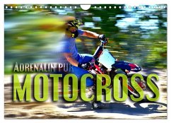 Motocross - Adrenalin pur (Wandkalender 2025 DIN A4 quer), CALVENDO Monatskalender