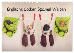 Englische Cocker Spaniel Welpen (Wandkalender 2025 DIN A3 quer), CALVENDO Monatskalender - Calvendo;Wobith Photography - FotosVonMaja, Sabrina