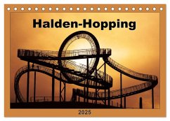 Halden-Hopping (Tischkalender 2025 DIN A5 quer), CALVENDO Monatskalender - Calvendo;Grau, Anke