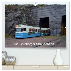 Die Göteborger Straßenbahn (hochwertiger Premium Wandkalender 2025 DIN A2 quer), Kunstdruck in Hochglanz