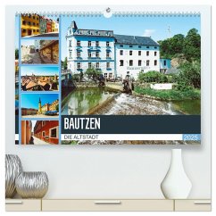 Bautzen Die Altstadt (hochwertiger Premium Wandkalender 2025 DIN A2 quer), Kunstdruck in Hochglanz - Calvendo;Meutzner, Dirk