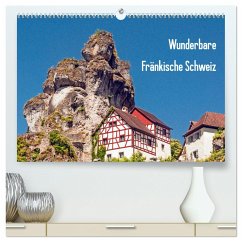 Wunderbare Fränkische Schweiz (hochwertiger Premium Wandkalender 2025 DIN A2 quer), Kunstdruck in Hochglanz - Calvendo;Müller, Harry