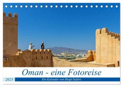 Oman - Eine Fotoreise (Tischkalender 2025 DIN A5 quer), CALVENDO Monatskalender