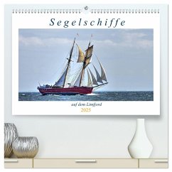 Segelschiffe auf dem Limfjord (hochwertiger Premium Wandkalender 2025 DIN A2 quer), Kunstdruck in Hochglanz - Calvendo;Prescher, Werner