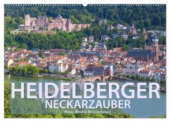 Heidelberger Neckarzauber (Wandkalender 2025 DIN A2 quer), CALVENDO Monatskalender