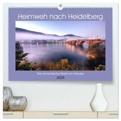 Heimweh nach Heidelberg - Die romantische Stadt am Neckar (hochwertiger Premium Wandkalender 2025 DIN A2 quer), Kunstdruck in Hochglanz
