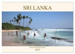 Sri Lanka Das Wunder Asiens (Wandkalender 2025 DIN A2 quer), CALVENDO Monatskalender - Calvendo;Brack, Roland