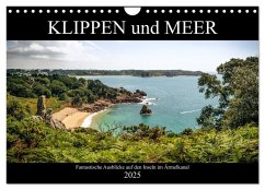 Klippen und Meer. Fantastische Ausblicke auf den Inseln im Ärmelkanal (Wandkalender 2025 DIN A4 quer), CALVENDO Monatskalender