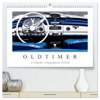 Oldtimer - Cockpits vergangener Zeiten (hochwertiger Premium Wandkalender 2025 DIN A2 quer), Kunstdruck in Hochglanz