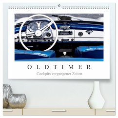 Oldtimer - Cockpits vergangener Zeiten (hochwertiger Premium Wandkalender 2025 DIN A2 quer), Kunstdruck in Hochglanz - Calvendo;Meyer, Dieter