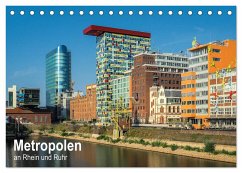 Metropolen an Rhein und Ruhr (Tischkalender 2025 DIN A5 quer), CALVENDO Monatskalender