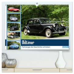 Oldtimer - Fahrzeuge die Geschichte schrieben (hochwertiger Premium Wandkalender 2025 DIN A2 quer), Kunstdruck in Hochglanz - Calvendo;Bagunk, Anja