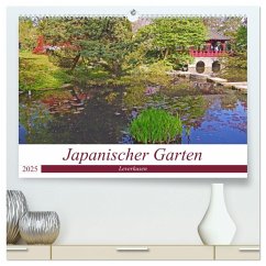 Japanischer Garten Leverkusen (hochwertiger Premium Wandkalender 2025 DIN A2 quer), Kunstdruck in Hochglanz