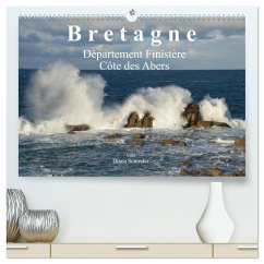 Bretagne. Département Finistère - Côte des Abers (hochwertiger Premium Wandkalender 2025 DIN A2 quer), Kunstdruck in Hochglanz