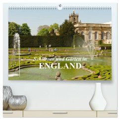 Schlösser und Gärten in England (hochwertiger Premium Wandkalender 2025 DIN A2 quer), Kunstdruck in Hochglanz - Calvendo;Kruse, Gisela