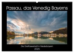 Passau, das Venedig Bayerns (Wandkalender 2025 DIN A2 quer), CALVENDO Monatskalender