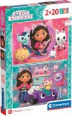 Puzzle Supercolor - Gabby's Dollhouse 2 x 20 Teile