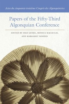 Cover Papers of the Fifty-Third Algonquian Conference / Actes du cinquante-troisieme Congres des Algonquinistes