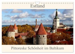 Estland - Pittoreske Schönheit im Baltikum (Wandkalender 2025 DIN A4 quer), CALVENDO Monatskalender - Calvendo;Becker, Bernd