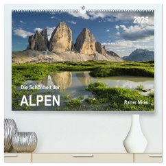 Die Schönheit der Alpen (hochwertiger Premium Wandkalender 2025 DIN A2 quer), Kunstdruck in Hochglanz - Calvendo;Mirau, Rainer