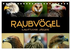 Raubvögel - lautlose Jäger (Tischkalender 2025 DIN A5 quer), CALVENDO Monatskalender - Calvendo;Bleicher, Renate