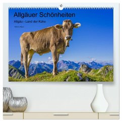 Allgäuer Schönheiten Allgäu - Land der Kühe (hochwertiger Premium Wandkalender 2025 DIN A2 quer), Kunstdruck in Hochglanz