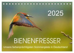 Bienenfresser, unsere farbenprächtigsten Sommergäste in Deutschland (Tischkalender 2025 DIN A5 quer), CALVENDO Monatskalender