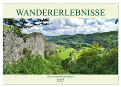 Wandererlebnisse in der Fränkischen Schweiz (Wandkalender 2025 DIN A2 quer), CALVENDO Monatskalender