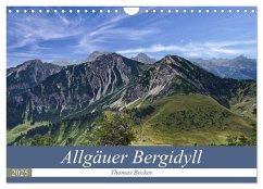 Allgäuer Bergidyll (Wandkalender 2025 DIN A4 quer), CALVENDO Monatskalender