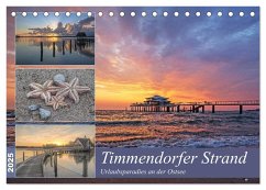 Timmendorfer Strand - Urlaubsparadies an der Ostsee (Tischkalender 2025 DIN A5 quer), CALVENDO Monatskalender - Calvendo;Potratz, Andrea