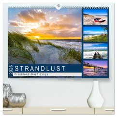 STRANDLUST: Fischland-Darß-Zingst (hochwertiger Premium Wandkalender 2025 DIN A2 quer), Kunstdruck in Hochglanz