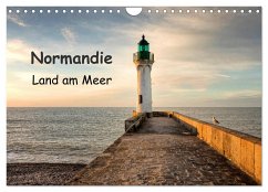 Normandie - Land am Meer (Wandkalender 2025 DIN A4 quer), CALVENDO Monatskalender