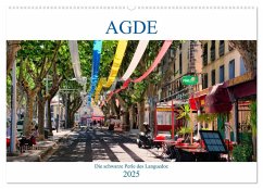 Agde - die schwarze Perle des Languedoc (Wandkalender 2025 DIN A2 quer), CALVENDO Monatskalender