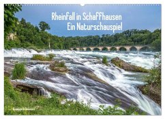 Rheinfall in Schaffhausen - Ein Naturschauspiel (Wandkalender 2025 DIN A2 quer), CALVENDO Monatskalender