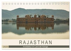 Rajasthan - Architektur im Land der Könige (Tischkalender 2025 DIN A5 quer), CALVENDO Monatskalender