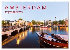AMSTERDAM Impressionen (Wandkalender 2025 DIN A2 quer), CALVENDO Monatskalender