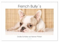 French Bully´s - Große Schätze auf kleinen Pfoten (Wandkalender 2025 DIN A3 quer), CALVENDO Monatskalender