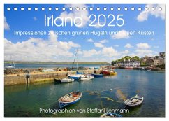 Irland 2025. Impressionen zwischen grünen Hügeln und blauen Küsten (Tischkalender 2025 DIN A5 quer), CALVENDO Monatskalender - Calvendo;Lehmann, Steffani