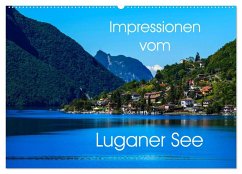 Impressionen vom Luganer See (Wandkalender 2025 DIN A2 quer), CALVENDO Monatskalender